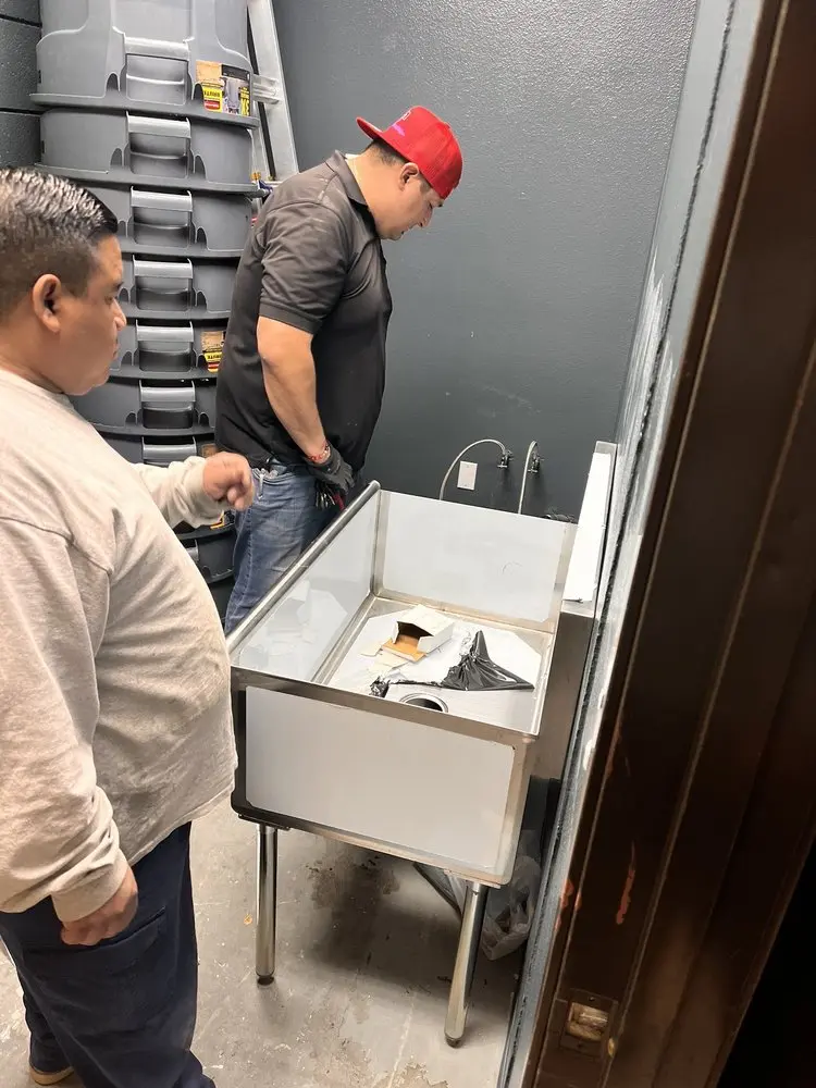 Commercial plumbing and sink installation in Riviera Beach